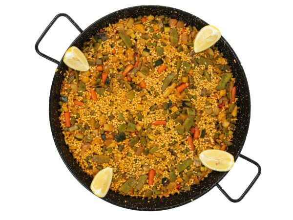 Paella Vegana con Verduras de la Huerta